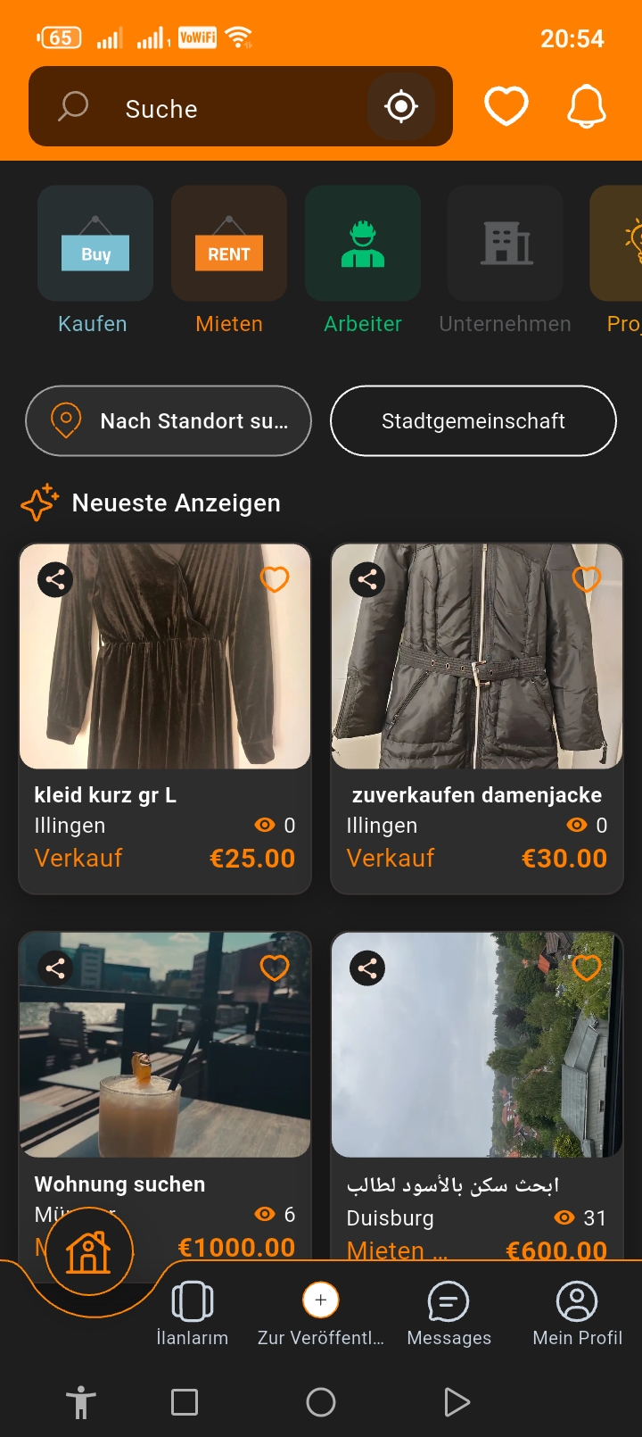 Kleinanzeigen-Plattform (App & Web) zu verkaufen
