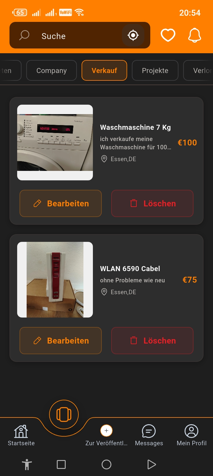 Kleinanzeigen-Plattform (App & Web) zu verkaufen