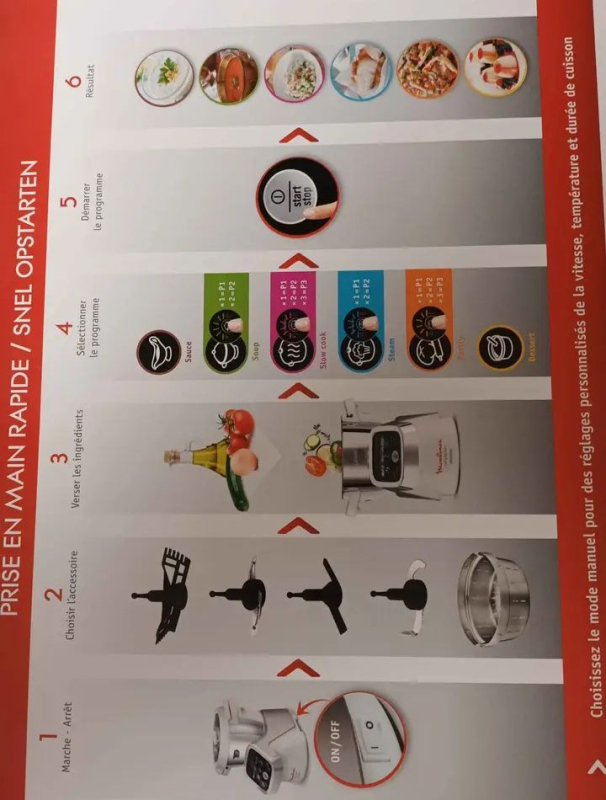 Moulinex Companion – Multifunktionale Küchenmaschine – Neu